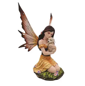 Víla se štěňátkem