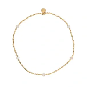 Plážový nákotník Měsíční kámen, zlatý