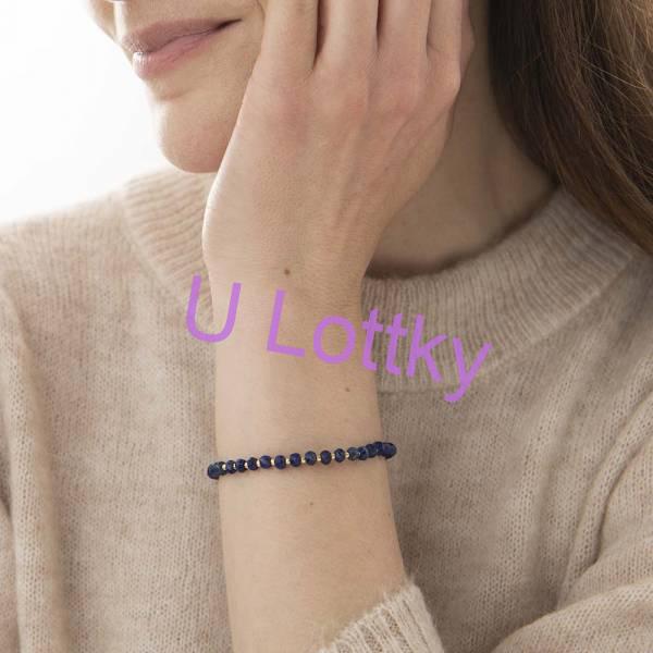 Lapis Lazuli, zlatý náramek