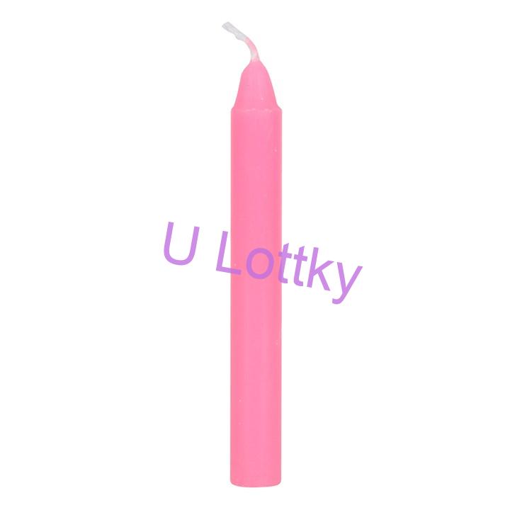 Růžové kouzelné svíčky PŘÁTELSTVÍ