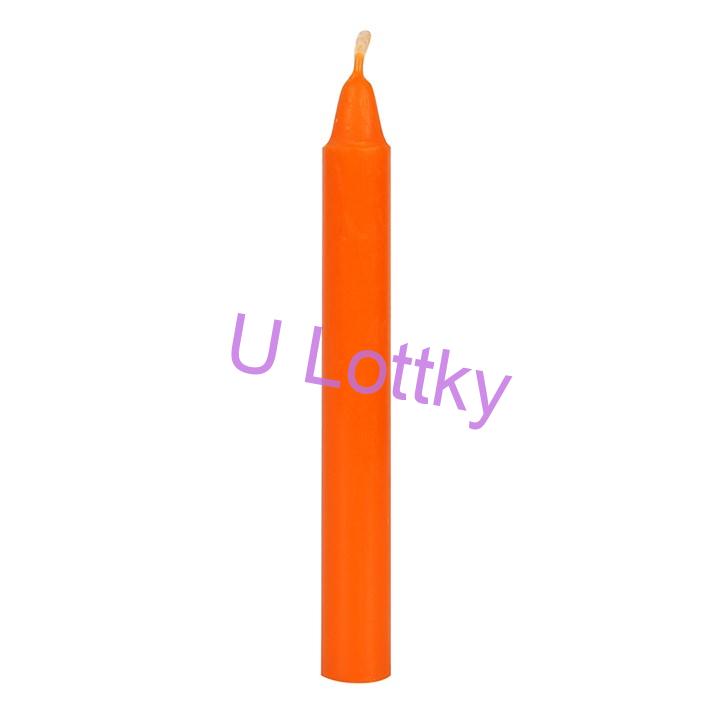 Oranžové kouzelné svíčky DŮVĚRA
