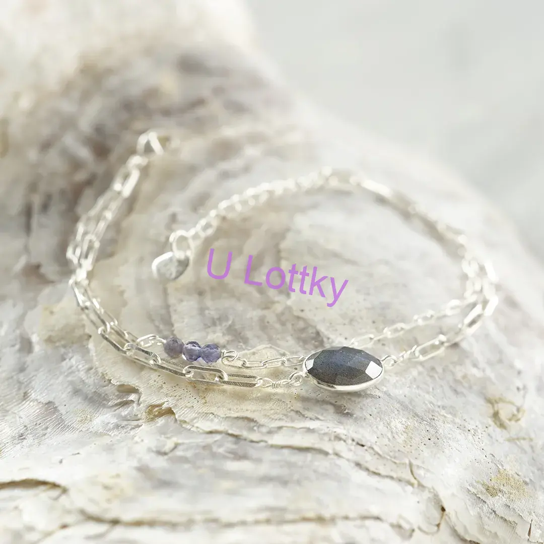 Affiniti Náramek s Labradoritem a Iolitem