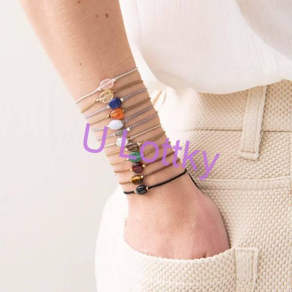 Drahokamová karta Záhněda Quartz stříbrný náramek