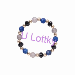 Prsten Labradorit, Lapis Lazuli, Onyx Černý