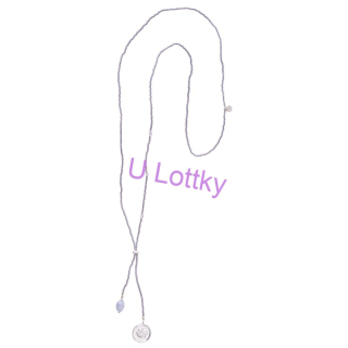 Modrý Krajkový Achát Náhrdelník